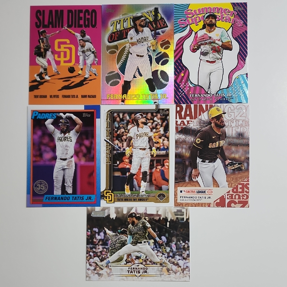 Fernando Tatis Jr 7 Card Baseball Lot
